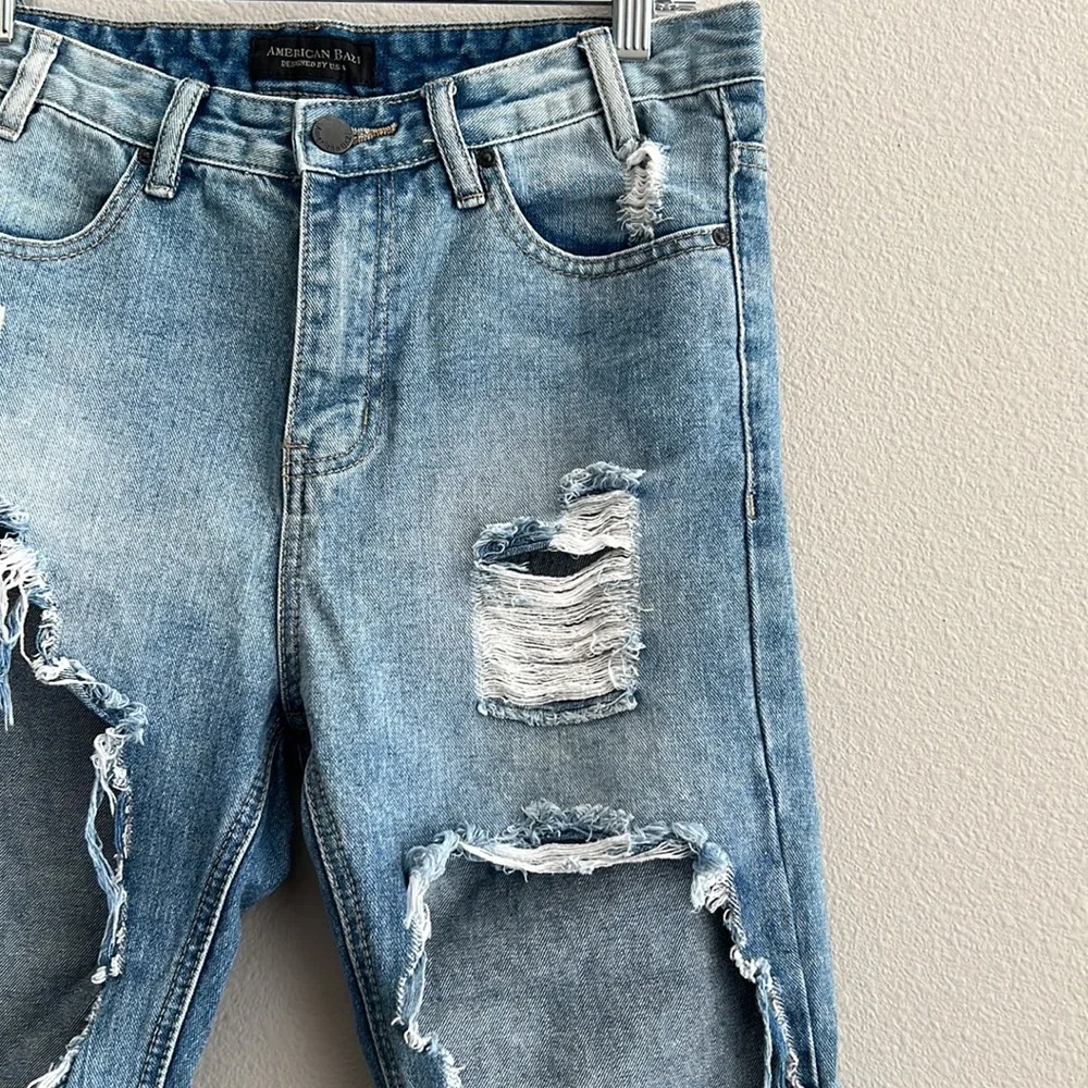 American Bazi Distressed Skinny Jeans